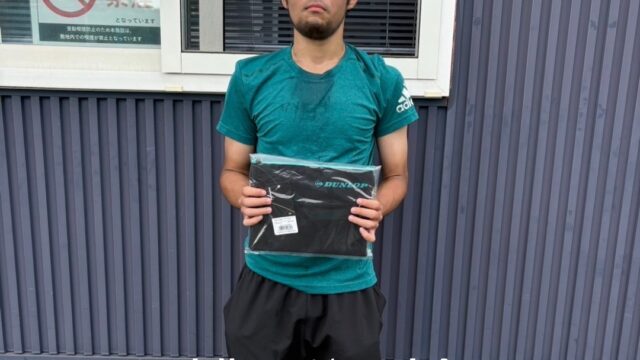室蘭シングルス大会の結果と写真を公開