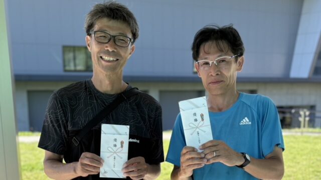 ２０２６年度室蘭選手権大会（ダブルス）の結果と写真を公開